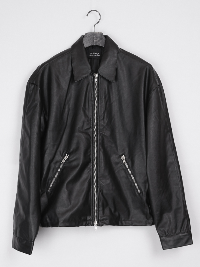 [UNISEX] Louis Heavy Leather Jacket