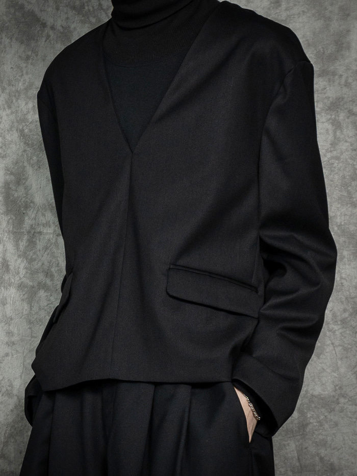 [UNISEX] Arai V-Neck Formal Jacket Vest
