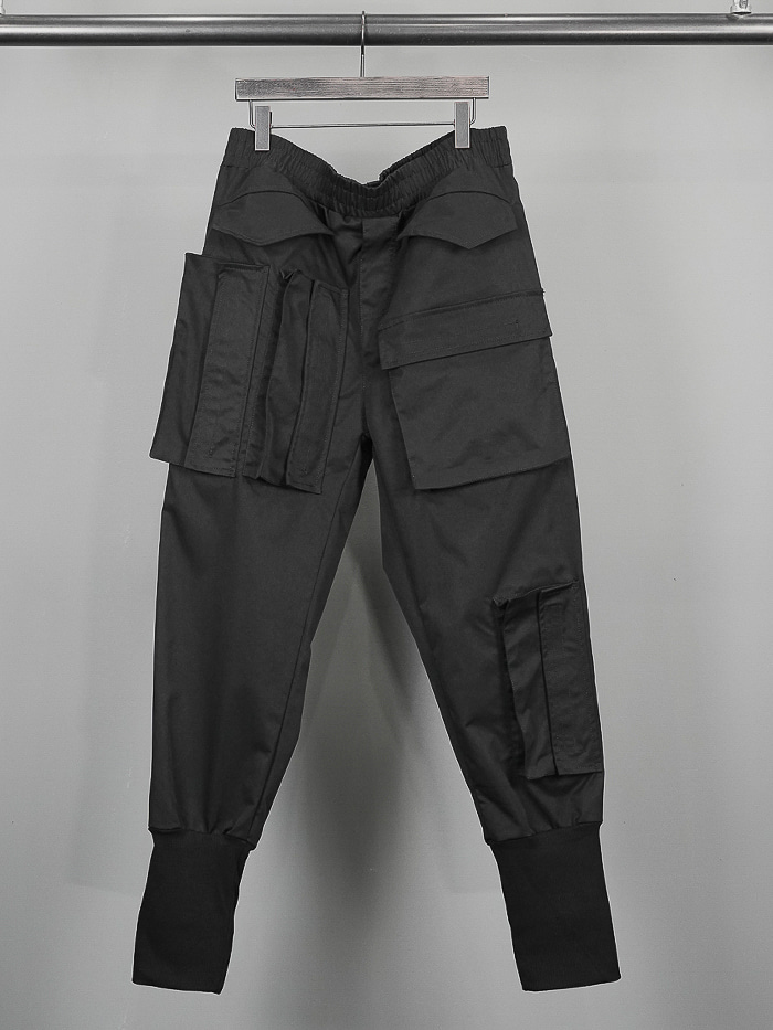 [UNISEX] Gas Multi-Pocket Long Ribbed Pants